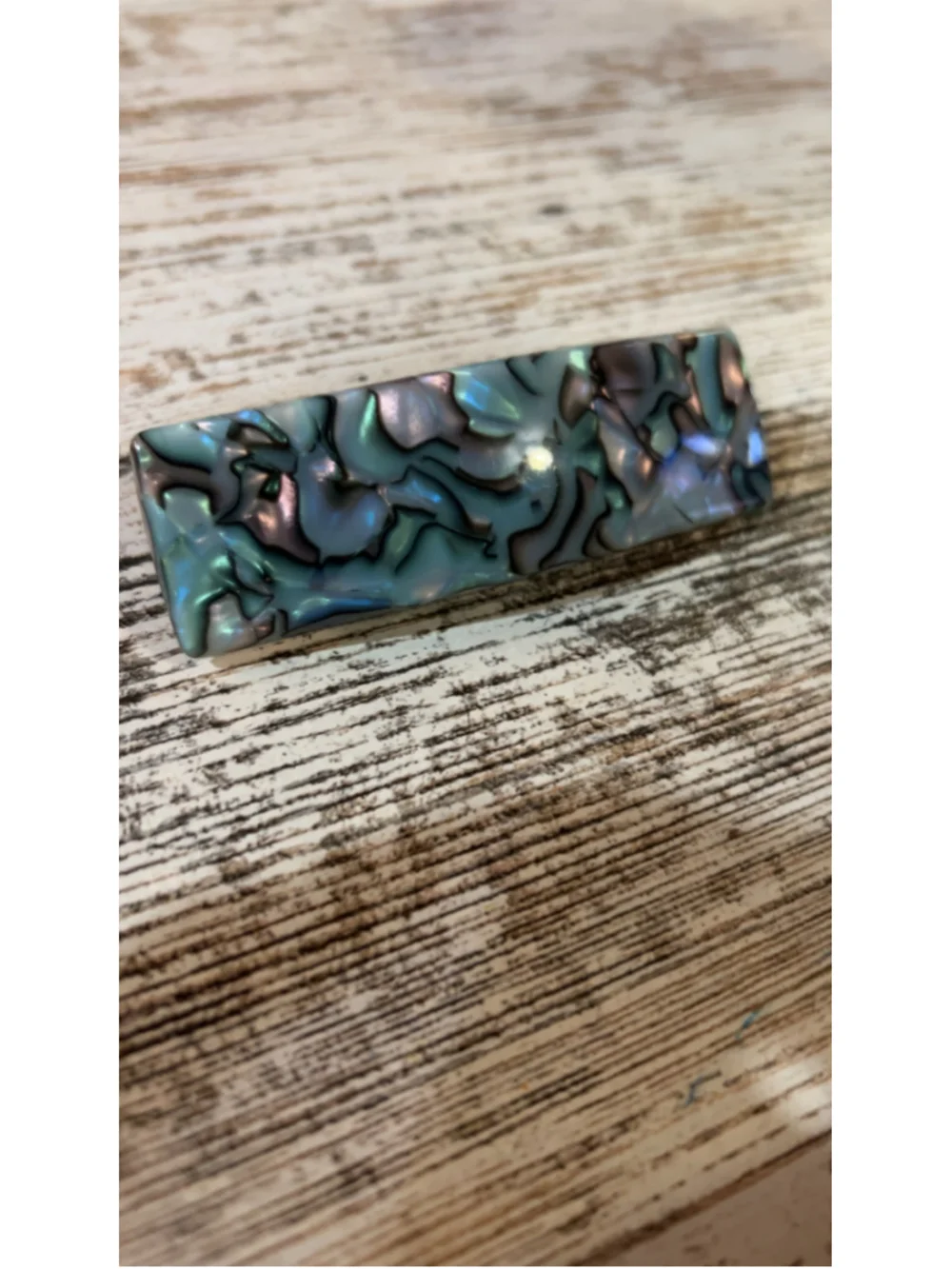 Women's Unbranded Hair Barrette One Size Blue Grey
